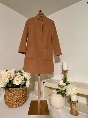 Tuckernuck Camel/Tan Wool Coat Dress